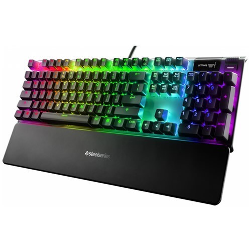 Клавиатура SteelSeries Apex Pro Gamer USB Black (Черная) 2