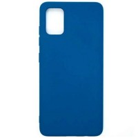 Силиконовая накладка для Samsung Galaxy S20+ Monarch Premium без лого Blue (Синяя)