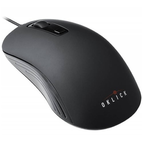 Проводная мышь Oklick 155M USB оптическая Black (Черная) 2