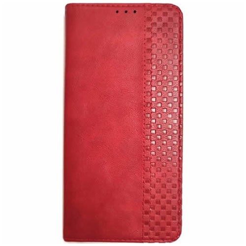 Чехол-книжка для Xiaomi Redmi Note 9 Pro Protection Case Red (Красная) 1