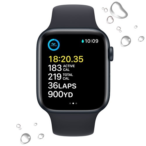 Умные часы Apple Watch Series SE Gen 2 40 мм Midnight Aluminium Case, Midnight Sport Band (S/M) 4