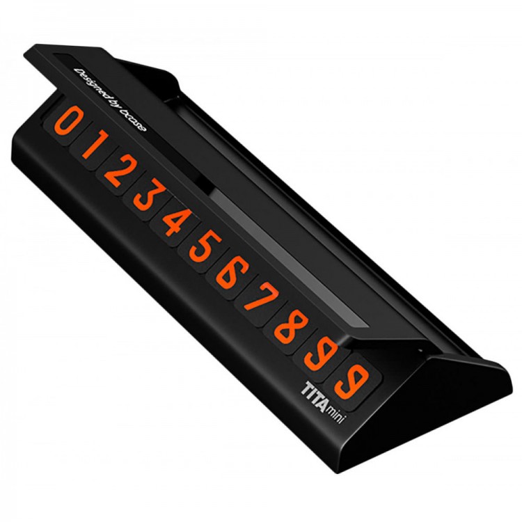 Наборная автовизитка Xiaomi TITA Temporary Parking Card Black (Черный) 2