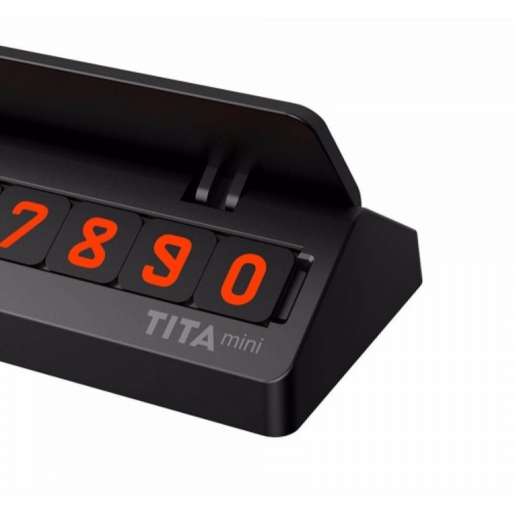Наборная автовизитка Xiaomi TITA Temporary Parking Card Black (Черный) 3