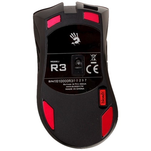 Беспроводная мышь A4Tech Bloody R3 Metal Feet USB оптическая Black (Черная) 4