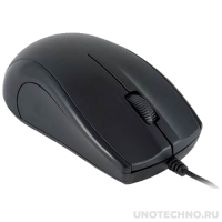 Проводная мышь Oklick 185M USB оптическая Black (Черная)