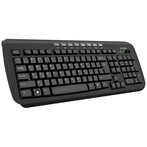 Клавиатура SVEN KB-C3050 USB Black (Черная) 2