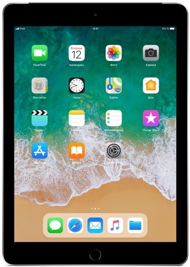 Планшет Apple iPad (2018) Wi-Fi + Cellular 32Gb Space Gray (Серый космос) 2