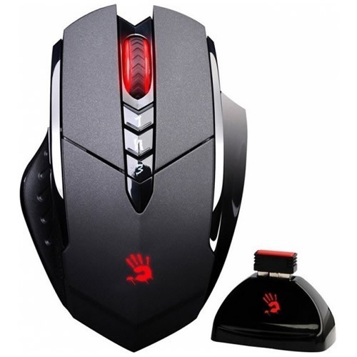 Беспроводная мышь A4Tech Bloody R70 Metal Feet USB оптическая Black (Черная) 2