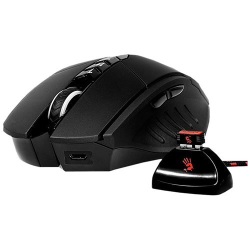 Беспроводная мышь A4Tech Bloody R70 Metal Feet USB оптическая Black (Черная) 6