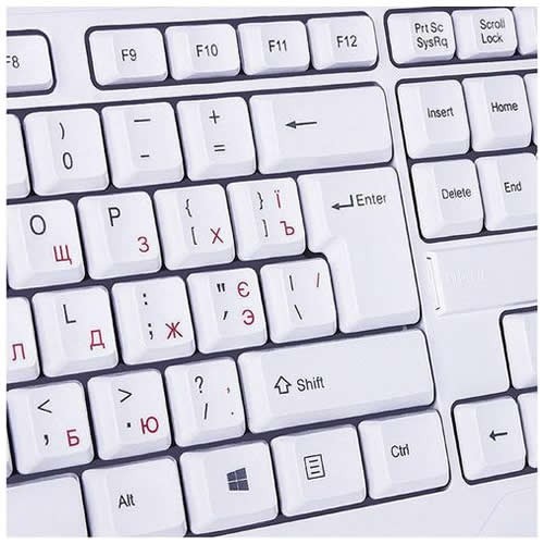 Клавиатура SVEN KB-C2200W USB White (Белая) 3