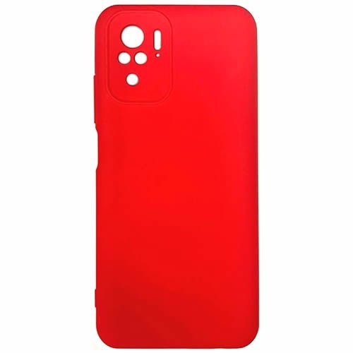 Силиконовая накладка для Xiaomi Redmi Note 10S Red (Красная) 1