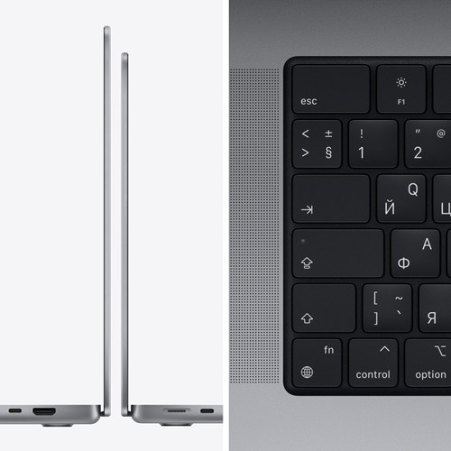 Ноутбук Apple MacBook Pro 16" (Apple M1 Pro/16.2"/3456x2234/16Gb/1Tb SSD/Apple Graphics 16-core/macOS) Space Grey (Серый космос) MK193 4