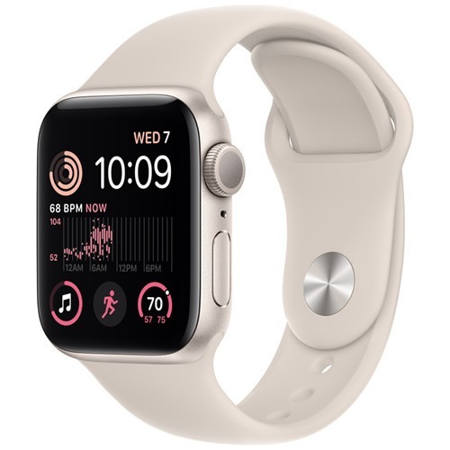 Умные часы Apple Watch Series SE Gen 2 40 мм Starlight Aluminium Case, Starlight Sport Band (M/L) 1