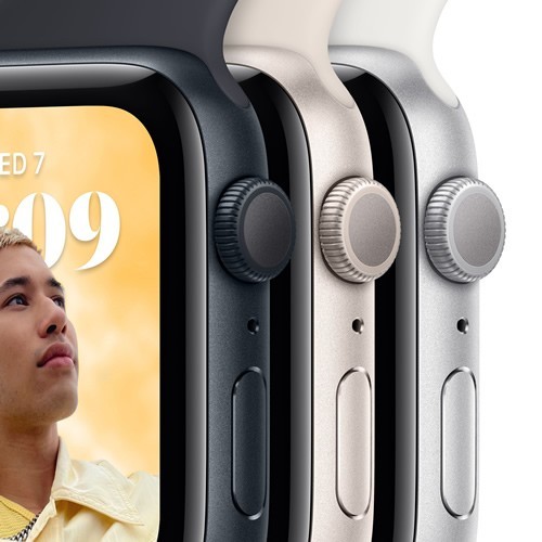 Умные часы Apple Watch Series SE Gen 2 40 мм Starlight Aluminium Case, Starlight Sport Band (M/L) 5