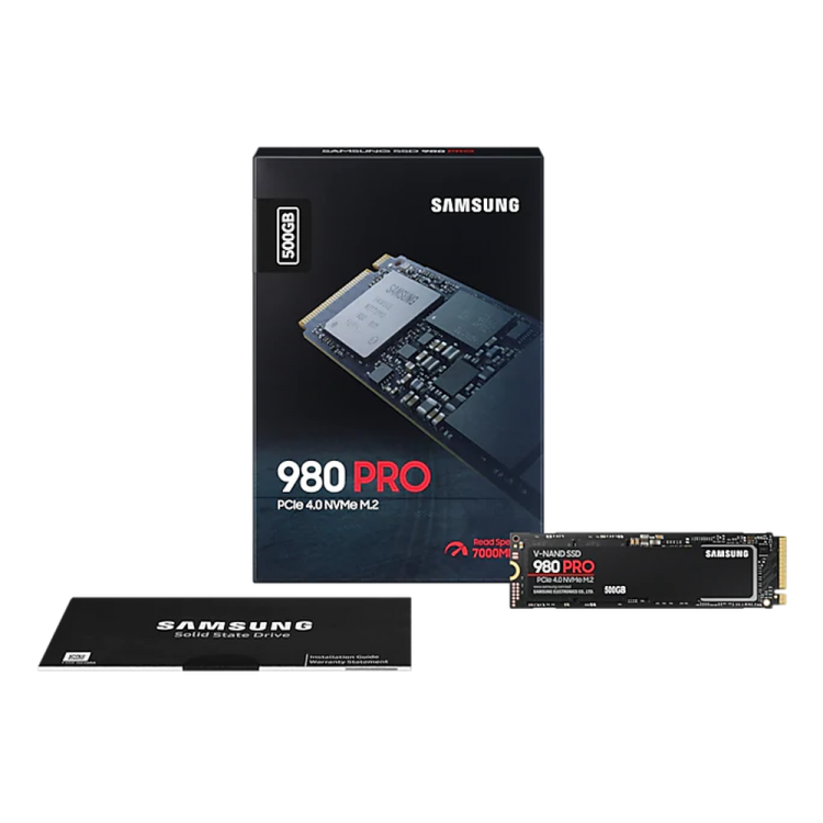 Твердотельный накопитель Samsung 980 PRO NVMe M.2 SSD 500Gb MZ-V8P500BW 8