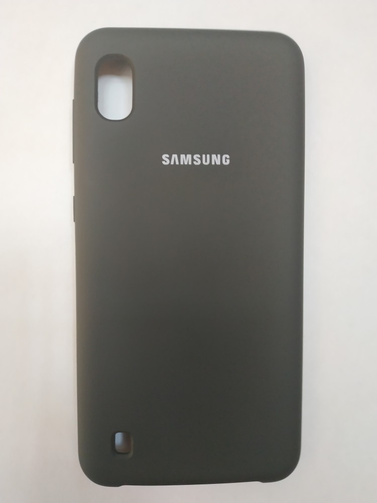 Силиконовая накладка для Samsung Galaxy A10 (Черная) 1