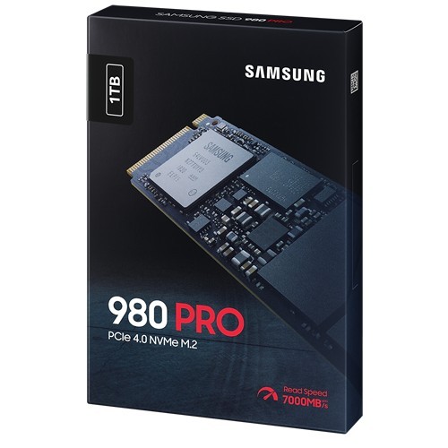 Твердотельный накопитель Samsung 980 PRO NVMe M.2 SSD 1Tb MZ-V8P1T0BW 5