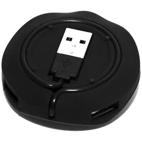 Концентратор USB 2.0 5bites HB24-206BK 4 ports Black (Черный) 2