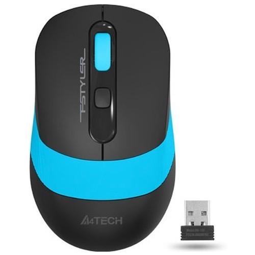 Беспроводная мышь A4Tech Fstyler FG10 USB оптическая Black/ Blue (Черно-синяя) 3