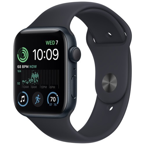 Умные часы Apple Watch Series SE Gen 2 44 мм Midnight Aluminium Case, Midnight Sport Band (M/L) 1