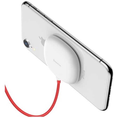 Беспроводное зарядное устройство Baseus Suction Cup Wireless Charger WXXP-02 White (Белый) 6