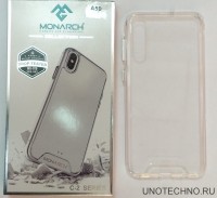 Силиконовая накладка для Samsung Galaxy A20 (Прозрачная) Monarch