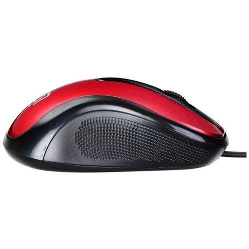 Проводная мышь Oklick 385M USB оптическая Black/Red (Черно-красная) 5