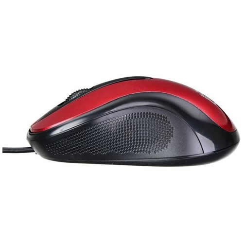 Проводная мышь Oklick 385M USB оптическая Black/Red (Черно-красная) 6