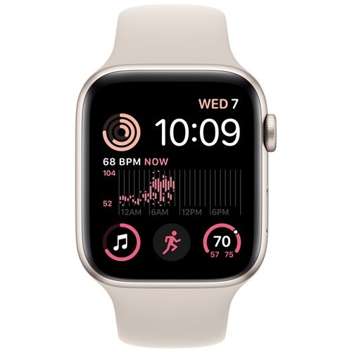 Умные часы Apple Watch Series SE Gen 2 44 мм Starlight Aluminium Case, Starlight Sport Band (S/M) 2