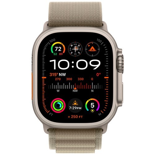 Умные часы Apple Watch Ultra 2 49 мм Titanium Case Olive Alpine Loop S 2