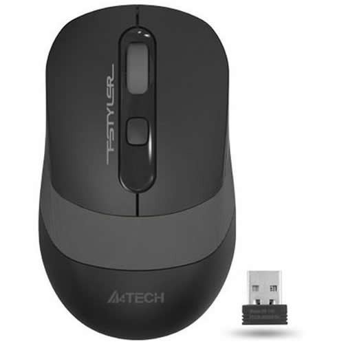 Беспроводная мышь A4Tech Fstyler FG10S Silent USB оптическая Black/Grey (Черно-серая) 2