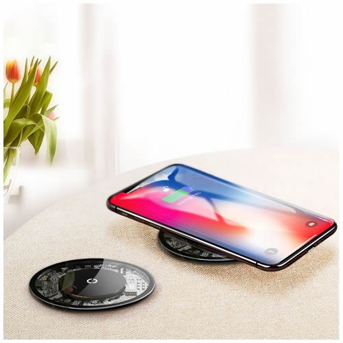 Беспроводное зарядное устройство Baseus Simple Wireless Charger CCALL-AJK01 Black (Черный) 7