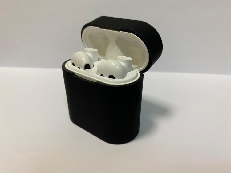 Силиконовый чехол для беспроводных наушников Xiaomi AirDots Pro 2 Black (Черный) 1