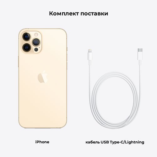 Смартфон Apple iPhone 12 Pro Max 256Gb Gold (Золотистый) MGDE3RU/A 6