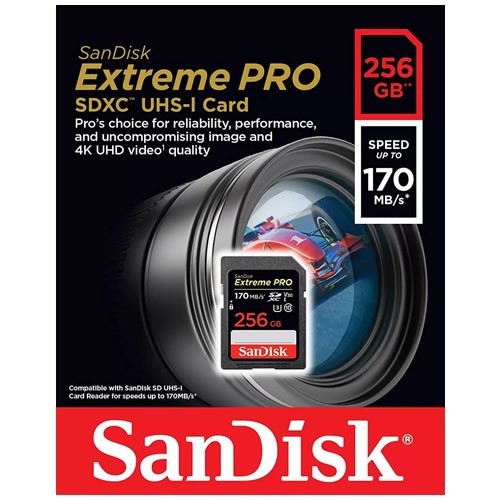 Карта памяти SanDisk SDXC Extreme Pro 256Gb (SDSDXXY-256G-GN4IN) 4