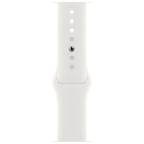 Умные часы Apple Watch Series SE Gen 2 44 мм Silver Aluminium Case, White Sport Band (S/M) 3