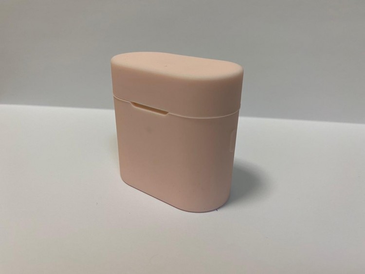 Силиконовый чехол для беспроводных наушников Xiaomi AirDots Pro 2 Pink (Розовый) 2