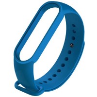 Силиконовый браслет для Xiaomi Mi Band 5 (Синий)