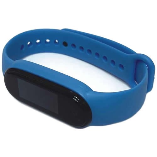 Силиконовый браслет для Xiaomi Mi Band 5 (Синий) 2