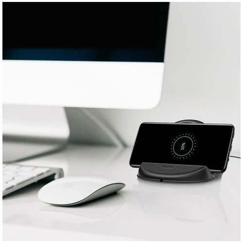 Беспроводное зарядное устройство Baseus Silicone Horizontal Desktop WXHSG-01 Black (Черный) 8