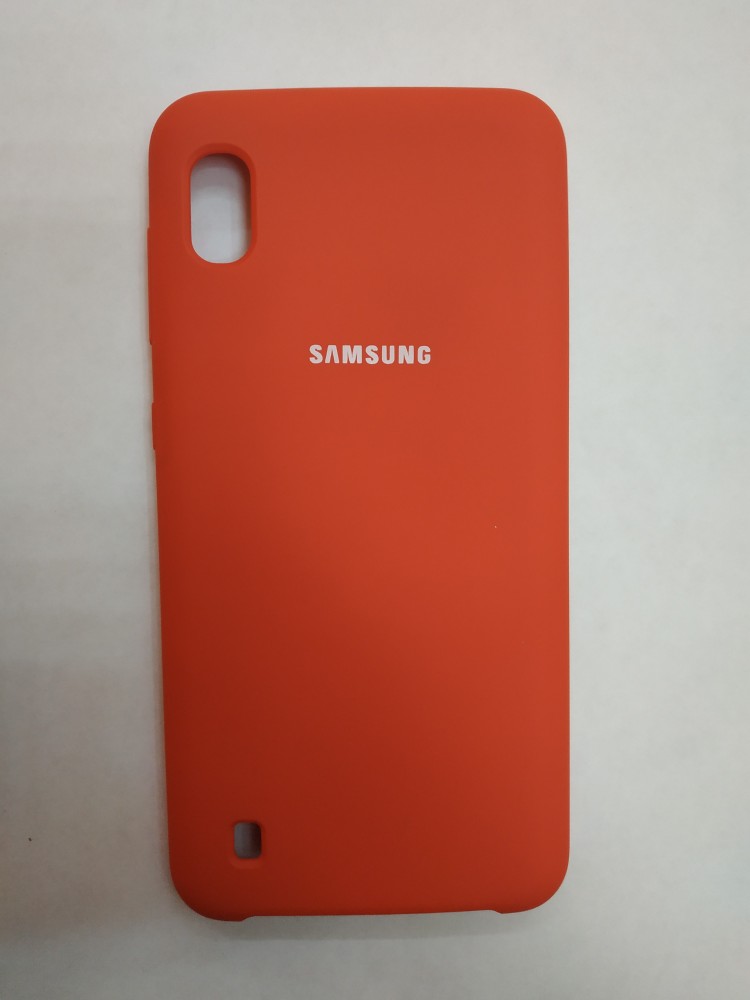 Силиконовая накладка для Samsung Galaxy A10 (Красная) 1