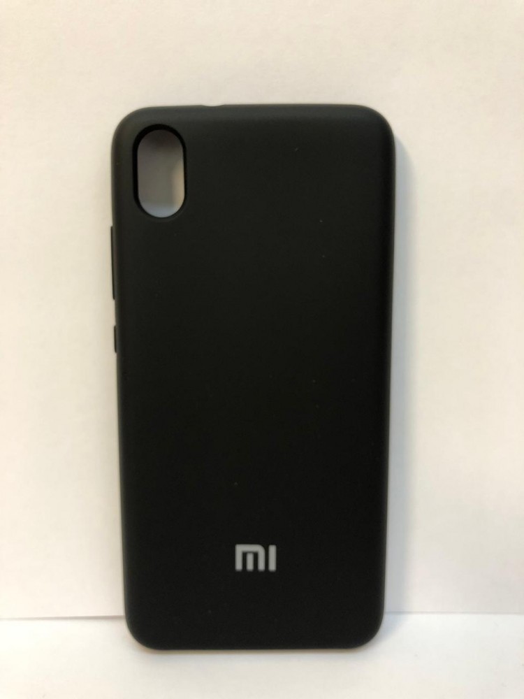 Силиконовая накладка для Xiaomi redmi 7A (Черная) 1