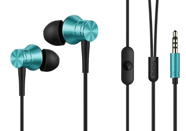 Наушники 1MORE Piston Fit E1009 Teal (Бирбзовые) 1