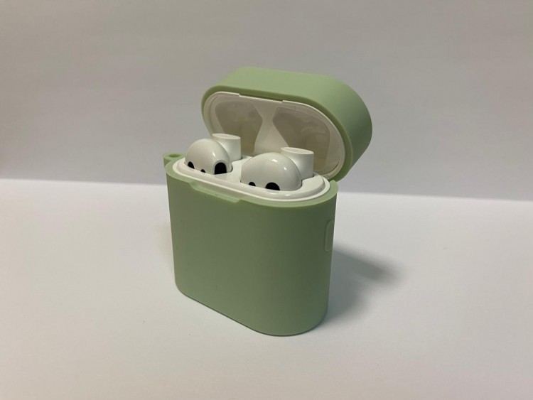 Силиконовый чехол для беспроводных наушников Xiaomi AirDots Pro 2 Green (Салатовый) 1