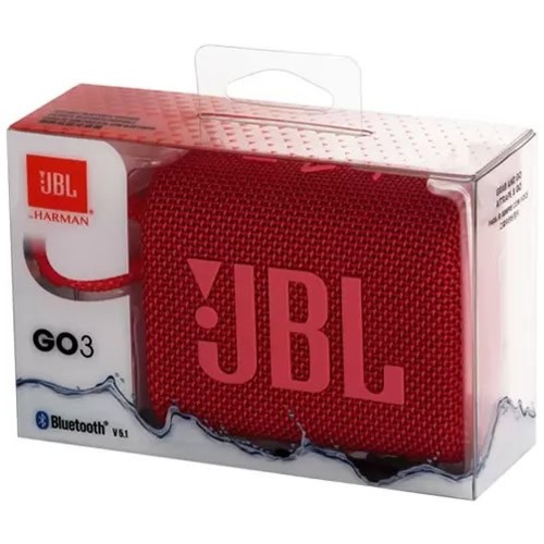 Портативная акустика JBL GO 3 Red (Красный) EAC 9
