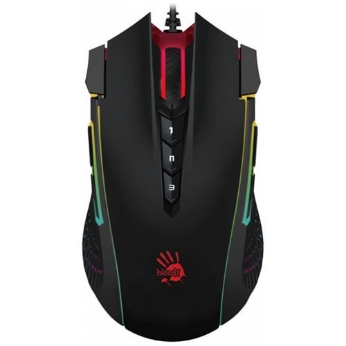 Проводная мышь A4Tech Bloody J90 USB оптическая Black (Черная) 1