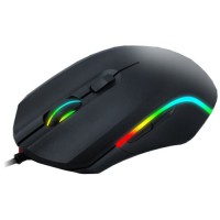 Проводная мышь Qcyber 3360 USB оптическая Black (Черная)
