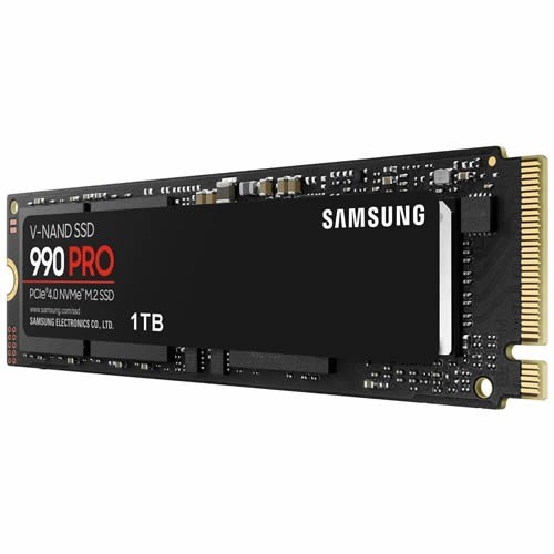 Твердотельный накопитель Samsung 990 PRO NVMe M.2 SSD 1Tb MZ-V9P1T0BW 4