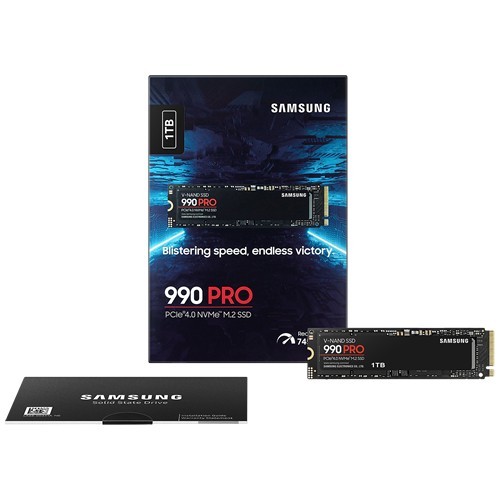 Твердотельный накопитель Samsung 990 PRO NVMe M.2 SSD 1Tb MZ-V9P1T0BW 7