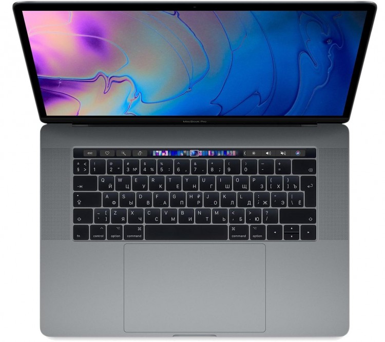 Ноутбук Apple MacBook Pro 15 with Retina display and Touch Bar Mid 2018 MR942 (Intel Core i7 2600MHz/16Gb/512Gb SSD) Серый космос 1